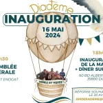 Inauguration de la maison de l'association Diadème à Dinard