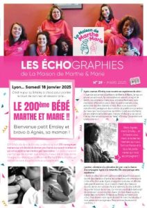 Découvrez l'association La Maison Marthe et Marthe soutenue en 2025 par la Fondation Mutuelle Saint-Martin avec leur newsletter de mars 2025